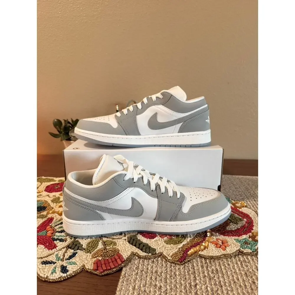 Jordan 1 Low White Wolf Grey Aluminum Fog Particle Cool Iron Summit DC0774 105